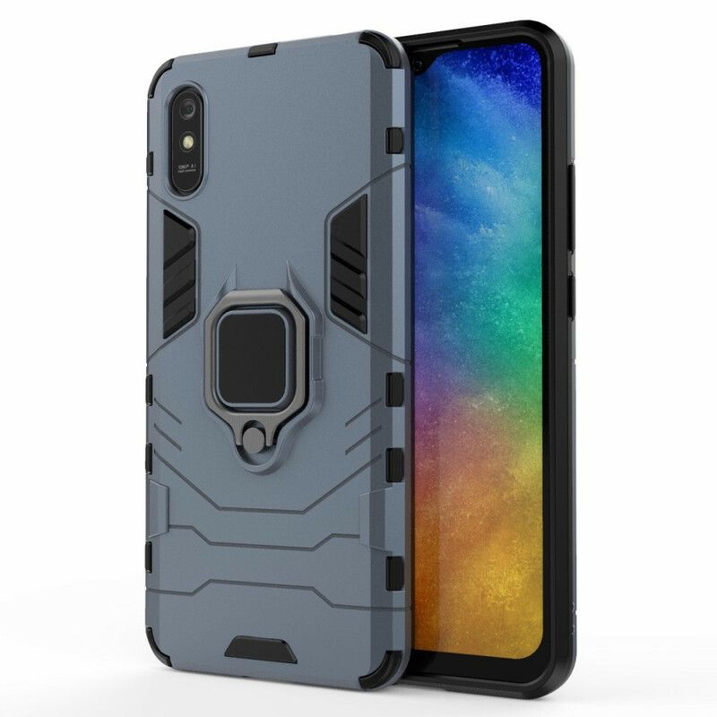 Mobildeksel Til Xiaomi Redmi 9A Motstandsdyktig Ring