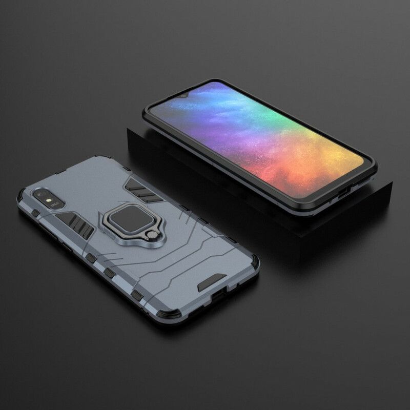 Mobildeksel Til Xiaomi Redmi 9A Motstandsdyktig Ring