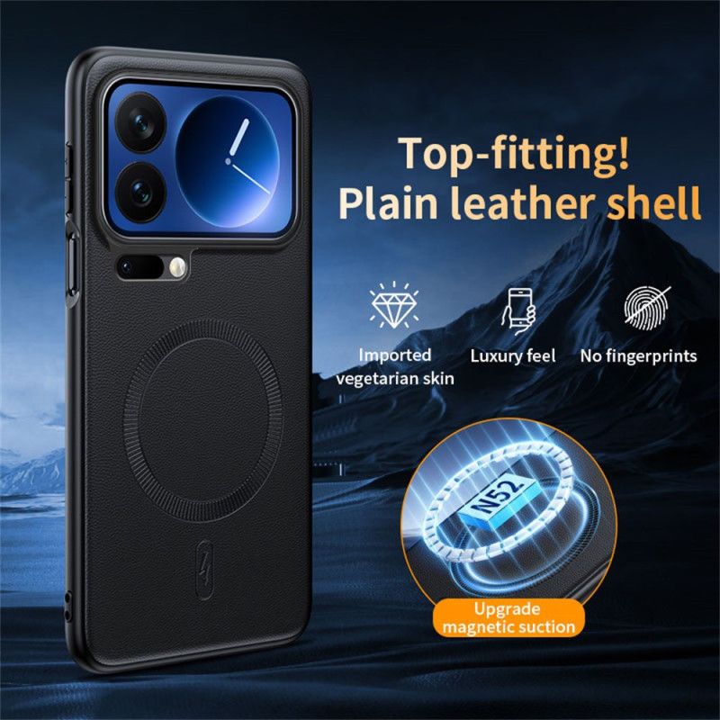 Deksel Til Xiaomi 17 Pro Magnetisk Deksel I Kunstskinn