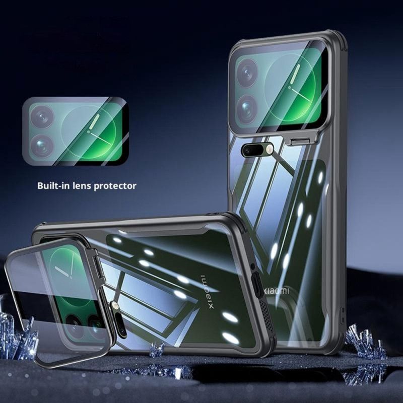 Deksel Xiaomi 17 Pro Gjennomsiktig Integrert Stativ Og Kamerabeskyttelse