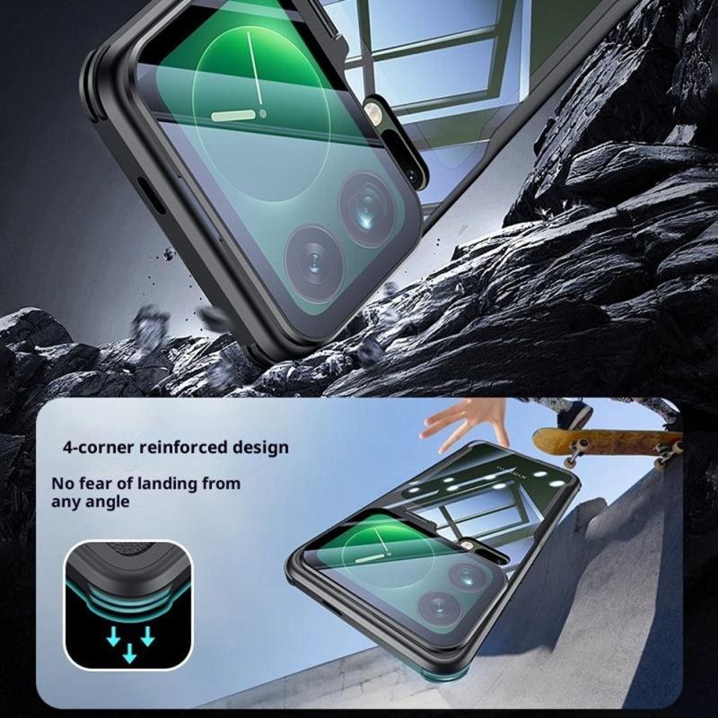 Deksel Xiaomi 17 Pro Gjennomsiktig Integrert Stativ Og Kamerabeskyttelse