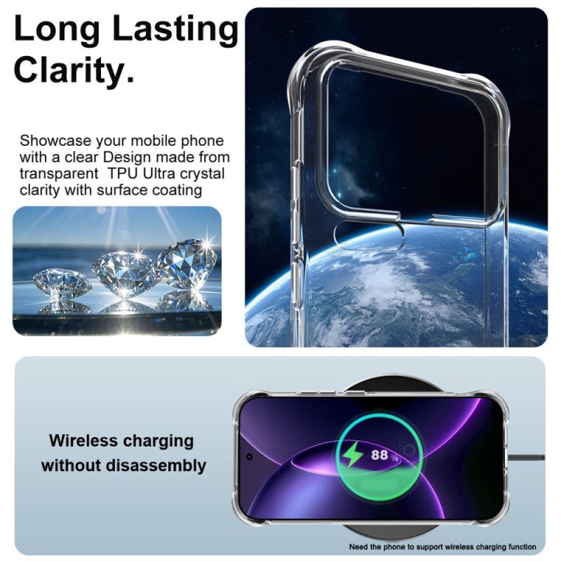 Deksel Xiaomi 17 Pro Imak - Beskyttelse Støtsikker Med Kollisjonsputer Gjennomsiktig