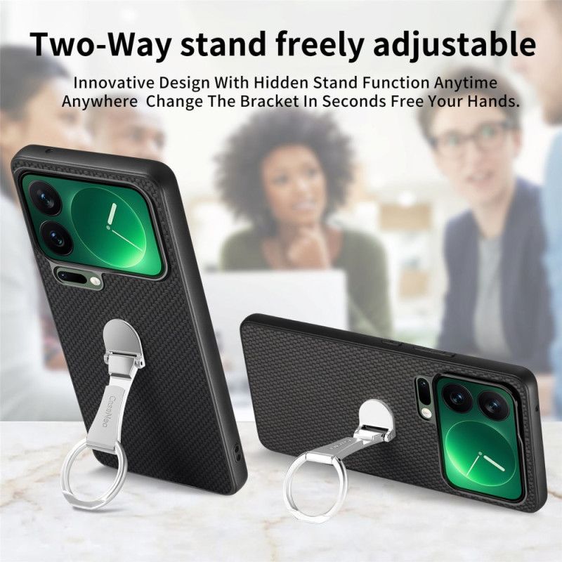 Deksel Xiaomi 17 Pro Kortholder Og Integrert Stativ Beskyttelse Deksel