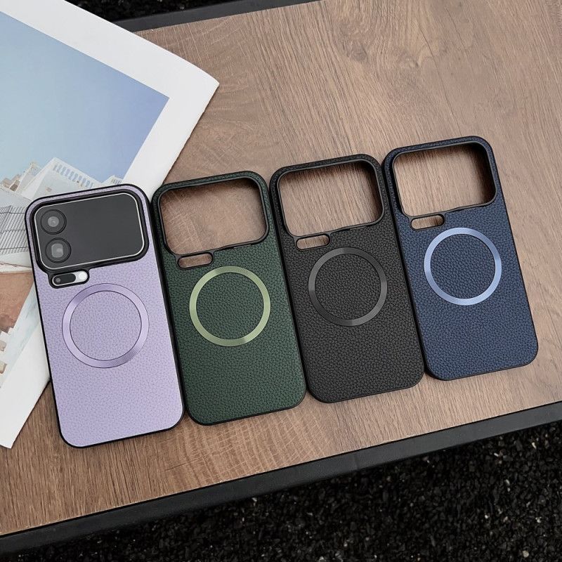 Deksel Xiaomi 17 Pro Magnetisk Litchi-tekstur