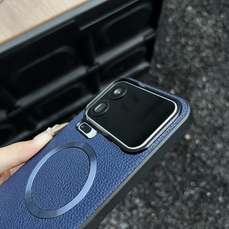 Deksel Xiaomi 17 Pro Magnetisk Litchi-tekstur