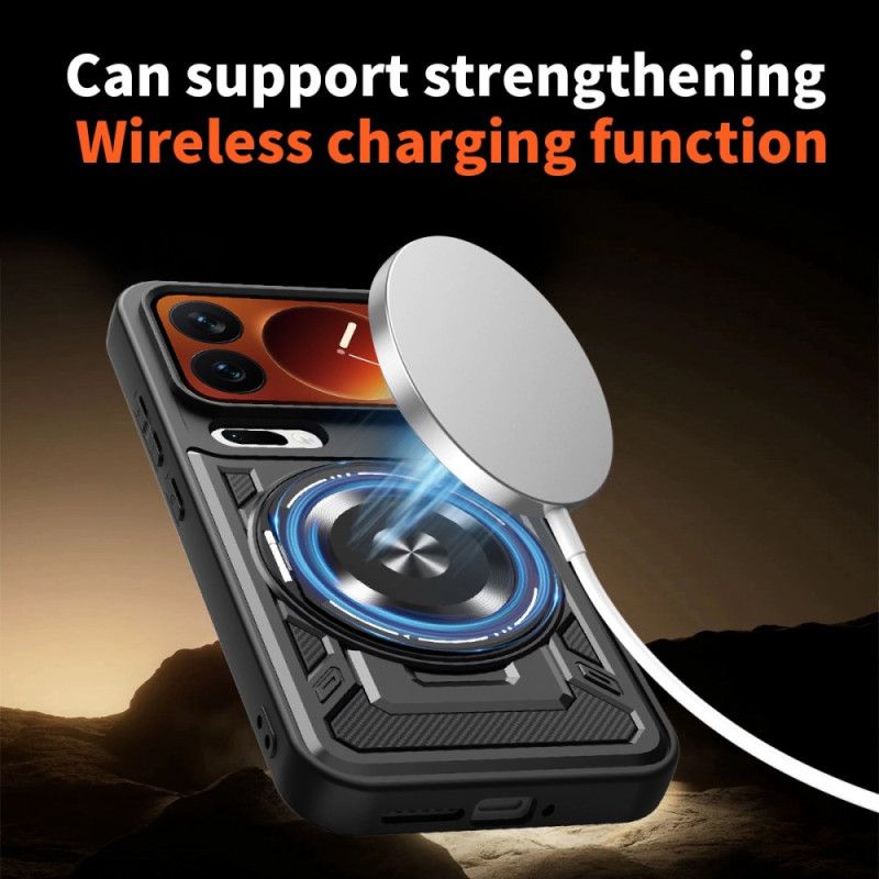 Deksel Xiaomi 17 Pro Magnetisk Lukking Med Roterende Støtte