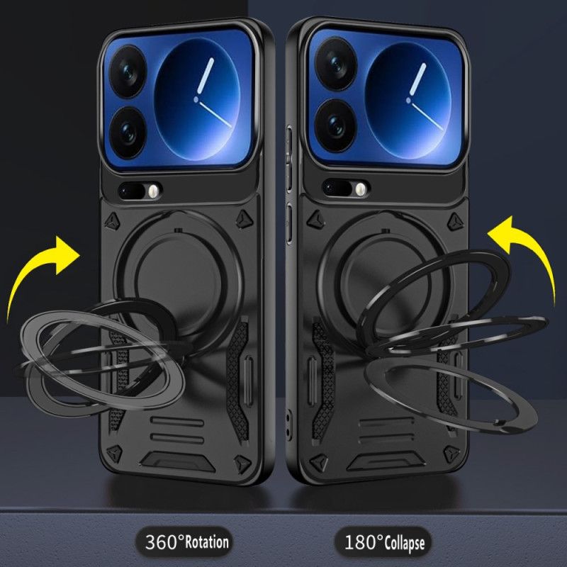 Deksel Xiaomi 17 Pro Magnetisk Lukking Med Roterende Støtte