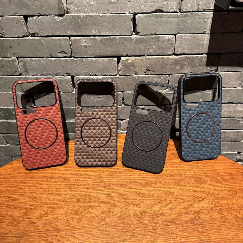 Deksel Xiaomi 17 Pro Magnetisk Trekantet Fjelltekstur