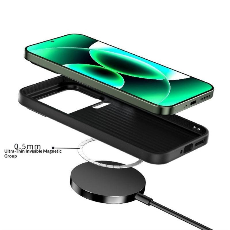 Deksel Xiaomi 17 Pro Mobildeksel Abeel Magnetisk Lukking Av Karbonfiber