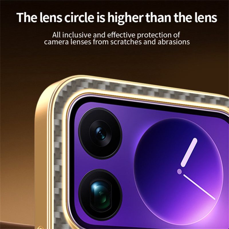 Deksel Xiaomi 17 Pro Mobildeksel Karbonfibertekstur