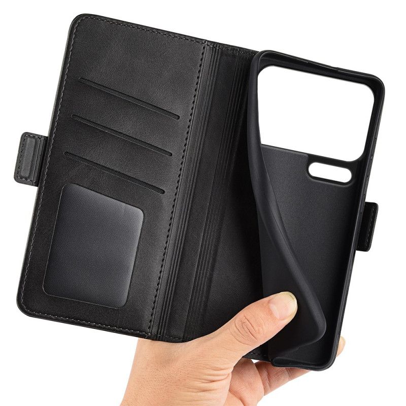 Folio Deksel Xiaomi 17 Pro Dobbel Lås Beskyttelse Deksel