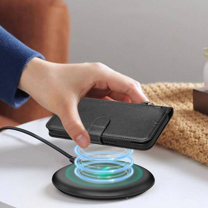 Folio Deksel Xiaomi 17 Pro Lomme Med Glidelås Og Flere Kortspor