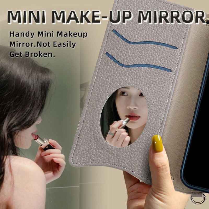 Folio Deksel Xiaomi 17 Pro Lommebok Med Kjede