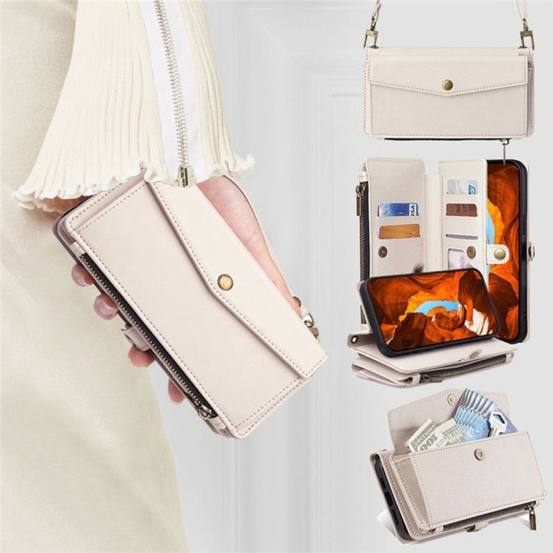 Folio Deksel Xiaomi 17 Pro Lommebok Med Skulderstropp Beskyttelse Deksel