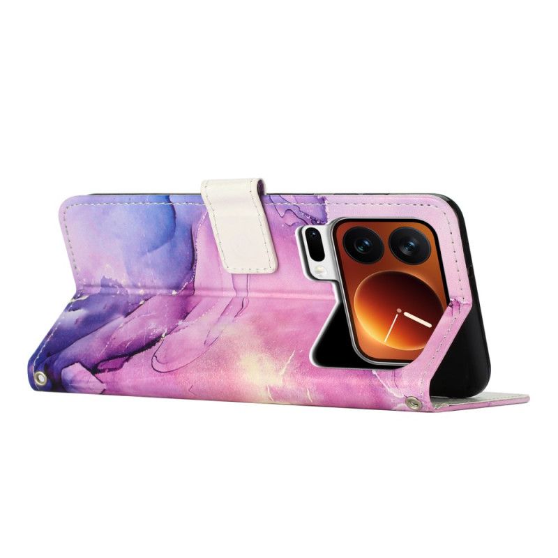 Folio Deksel Xiaomi 17 Pro Marmor Beskyttelse Deksel