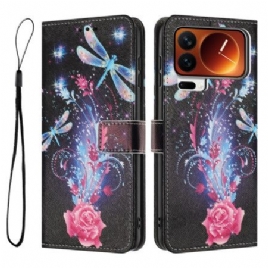 Folio Deksel Xiaomi 17 Pro Øyenstikkermønster