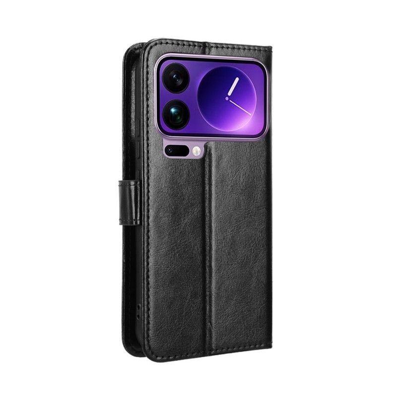 Folio Deksel Xiaomi 17 Pro Prangende Kunstskinn Beskyttelse Deksel