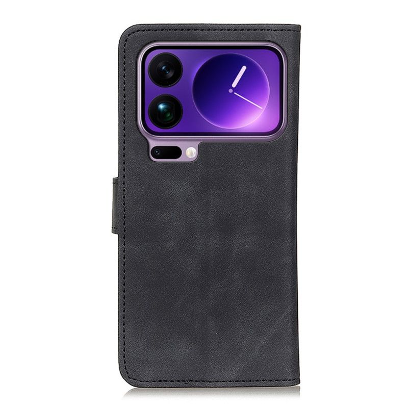 Folio Deksel Xiaomi 17 Pro Retro Khazneh-tekstur Beskyttelse Deksel