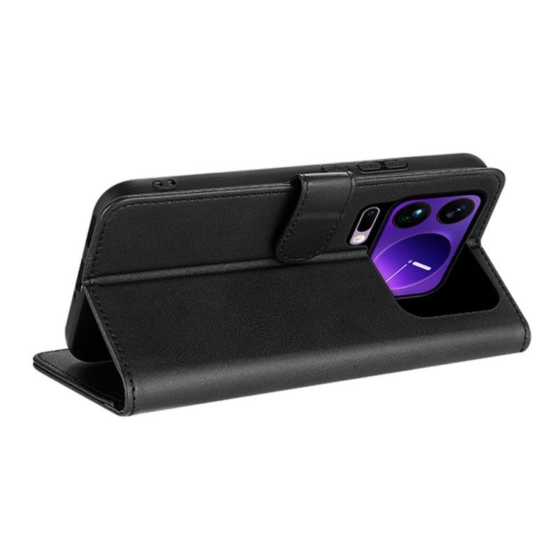 Lærdeksel Folio Deksel Xiaomi 17 Pro Azns Skinneffekt