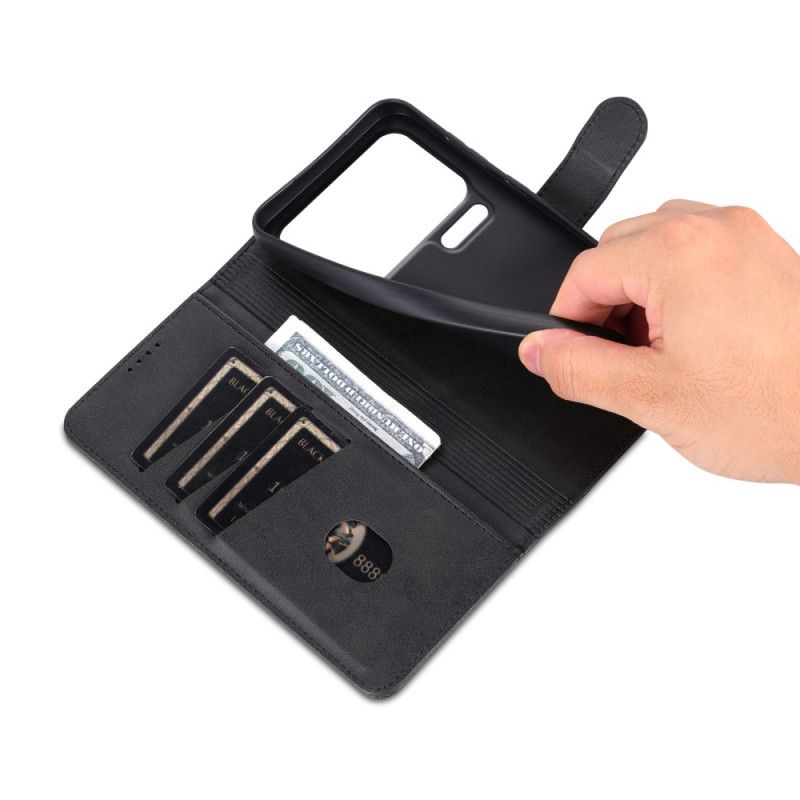 Lærdeksel Folio Deksel Xiaomi 17 Pro Azns Skinneffekt