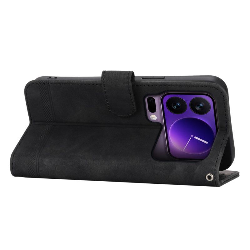 Lærdeksel Folio Deksel Xiaomi 17 Pro Mobildeksel Dierfeng