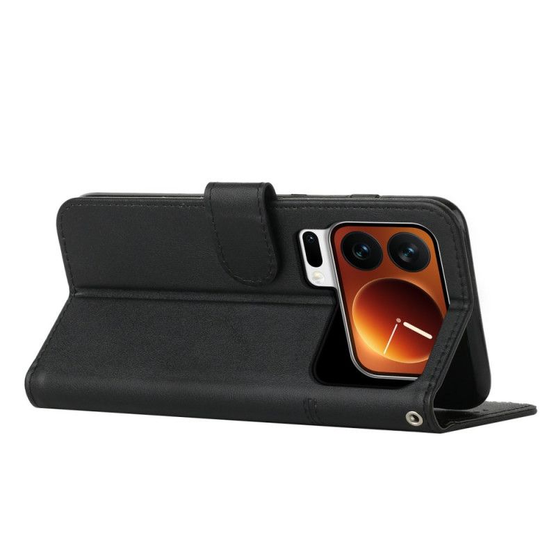 Lærdeksel Folio Deksel Xiaomi 17 Pro Mobildeksel Forretningsstil