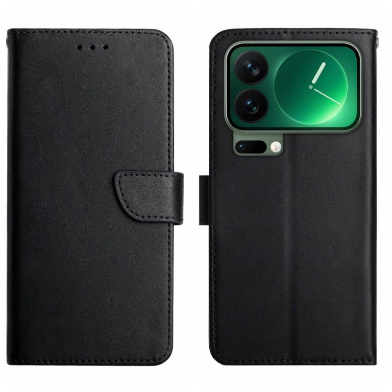 Lærdeksel Folio Deksel Xiaomi 17 Pro Nappaskinn