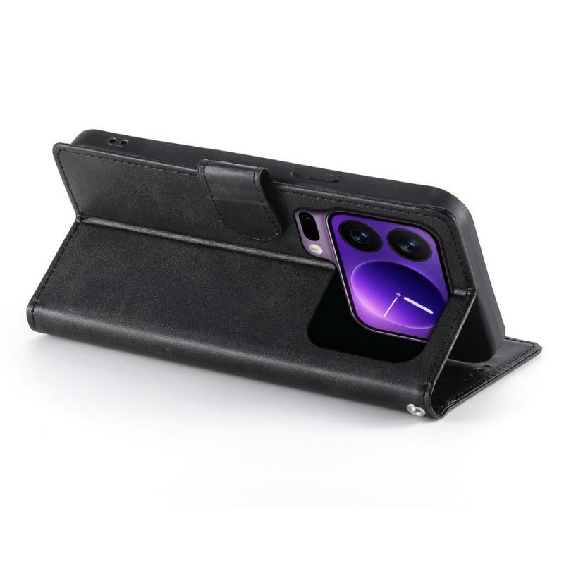 Lærdeksel Folio Deksel Xiaomi 17 Pro Skinnstil