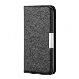 Beskyttelse Deksel Til Xiaomi Redmi Note 10 Pro Folio Deksel Ultra Chic Litchi Imitert Skinn