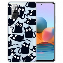 Deksel Til Xiaomi Redmi Note 10 Pro Flere Svarte Katter