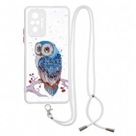 Deksel Til Xiaomi Redmi Note 10 Pro Ugle Med Snor