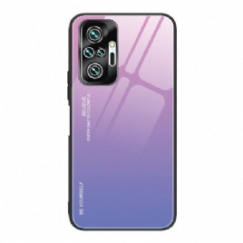 Deksel Til Xiaomi Redmi Note 10 Pro Vær Deg Selv Herdet Glass