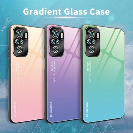 Deksel Til Xiaomi Redmi Note 10 Pro Vær Deg Selv Herdet Glass