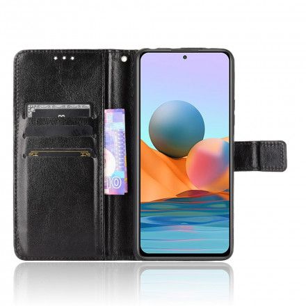 Lærdeksel Til Xiaomi Redmi Note 10 Pro Plinkende Kunstskinn