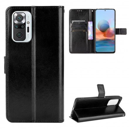 Lærdeksel Til Xiaomi Redmi Note 10 Pro Plinkende Kunstskinn