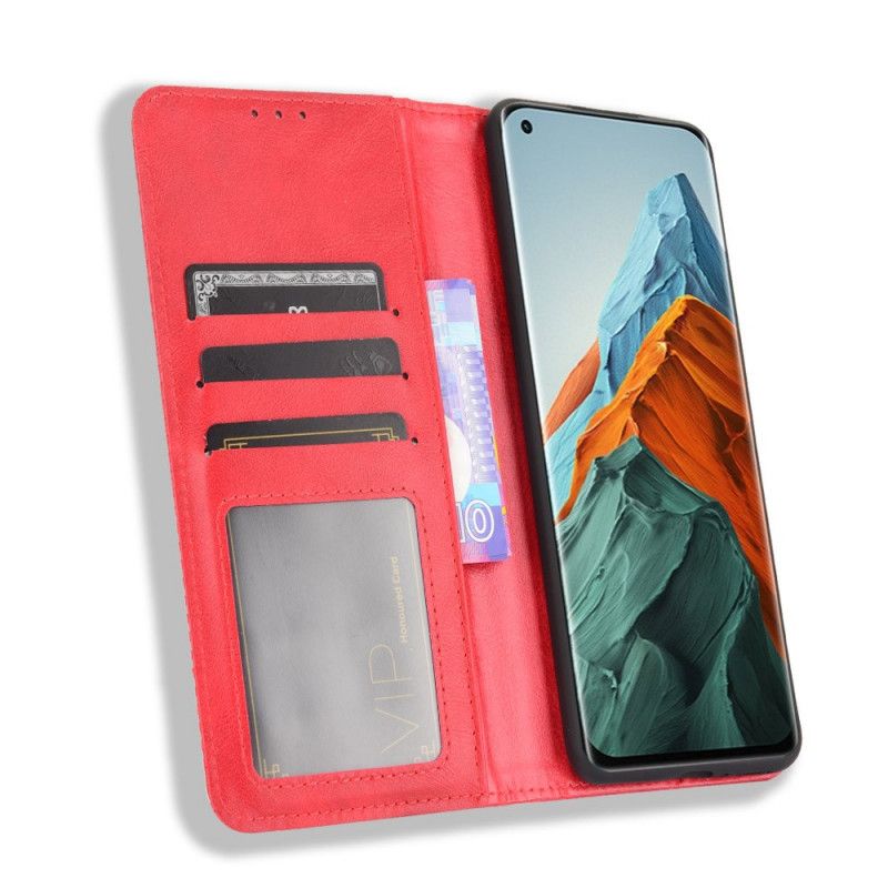 Beskyttelse Deksel Til Xiaomi Mi 11 Pro Folio Deksel Vintage Stilisert Skinneffekt