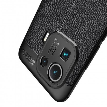 Deksel Til Xiaomi Mi 11 Pro Dobbellinje Litchi-skinneffekt