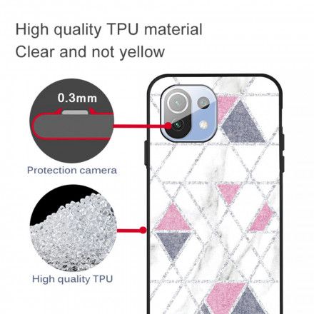 Deksel Til Xiaomi Mi 11 Pro Glittermarmor