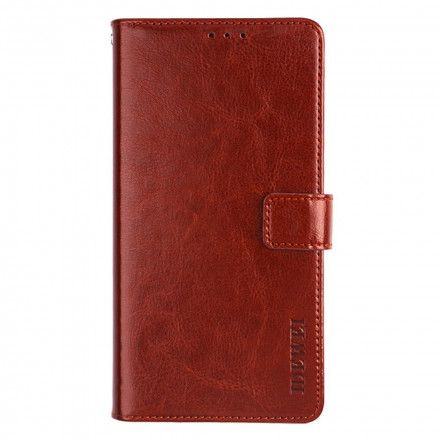 Folio Deksel Til Xiaomi Mi 11 Pro Imitert Skinn Idewei