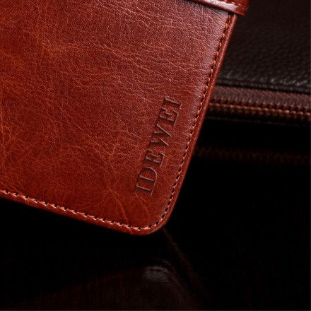 Folio Deksel Til Xiaomi Mi 11 Pro Imitert Skinn Idewei