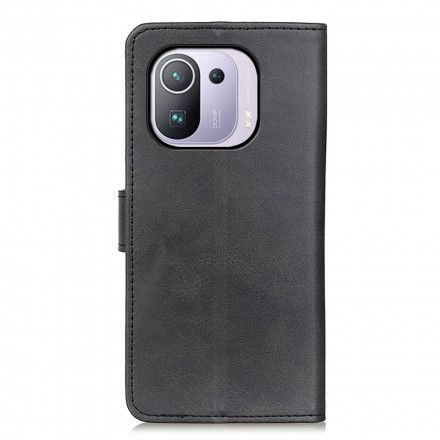 Folio Deksel Til Xiaomi Mi 11 Pro Matt Skinneffekt