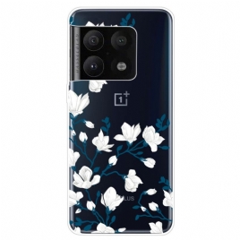 Deksel Til OnePlus 10 Pro 5G Hvite Blomster