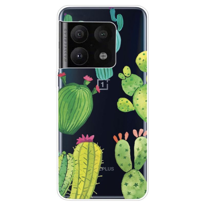 Deksel Til OnePlus 10 Pro 5G Kaktus Akvarell