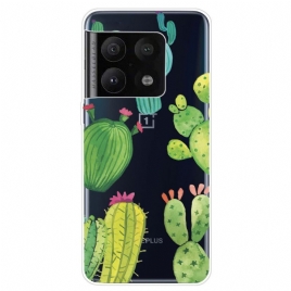 Deksel Til OnePlus 10 Pro 5G Kaktus Akvarell