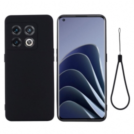 Deksel Til OnePlus 10 Pro 5G Med Kjede Flytende Silikonstropp
