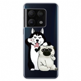 Deksel Til OnePlus 10 Pro 5G Morsomme Hunder