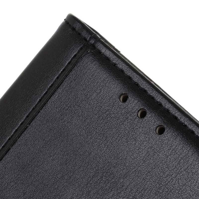 Folio Deksel Til OnePlus 10 Pro 5G Farget Skinneffektversjon