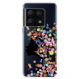 Mobildeksel Til OnePlus 10 Pro 5G Nydelig Blomsterhode