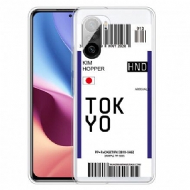 Deksel Til Xiaomi Mi 11i 5G / Poco F3 Boardingkort Til Tokyo