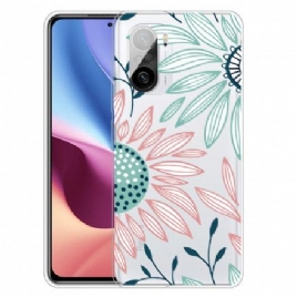 Deksel Til Xiaomi Mi 11i 5G / Poco F3 En Gjennomsiktig Blomst